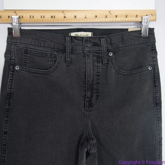 NEW Madewell Petite Stovepipe Jeans in Banberry Wash: Raw-Hem, P27 - Picture 6 of 16